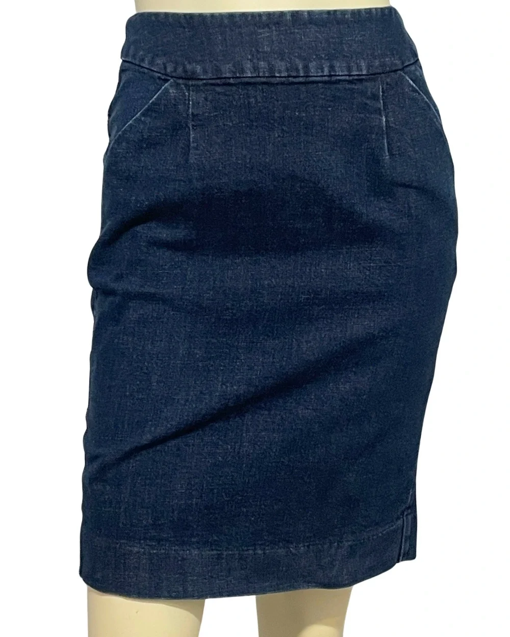 J. Crew Sz 2 Stretch Denim Pencil Skirt 21.5